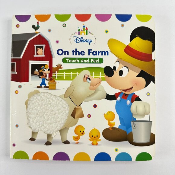 Other - 2/$6 Disney On the Farm Touch-and-Feel book (Board Book)